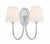 Crystorama JUN-10322 Juno 2 Light Wall Mount