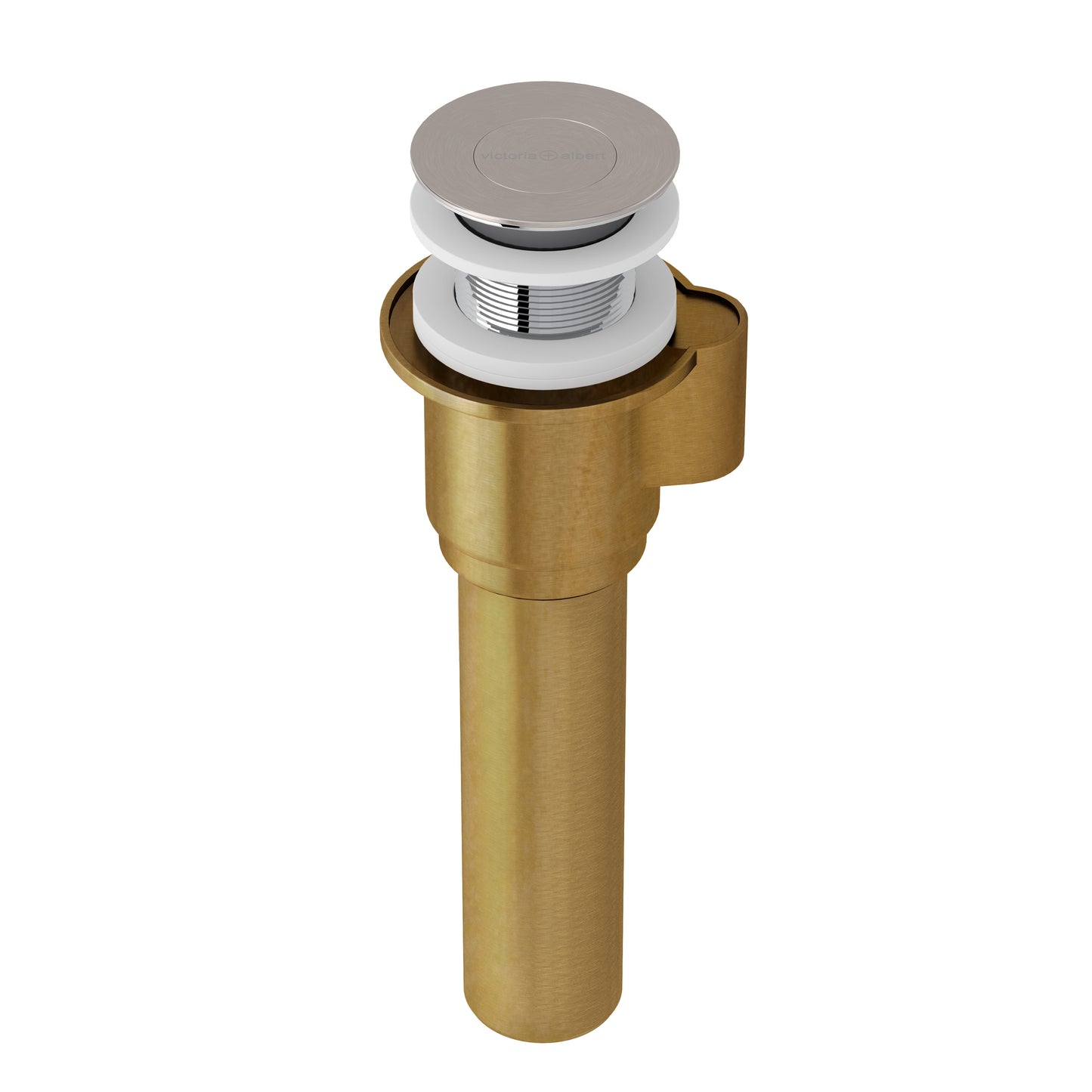 Victoria + Albert K-36E IntelliDrain Push Drain for Victoria + Albert Bathtubs Without an Overflow Hole