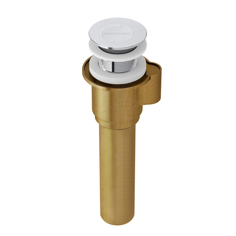Victoria + Albert K-36E IntelliDrain Push Drain for Victoria + Albert Bathtubs Without an Overflow Hole