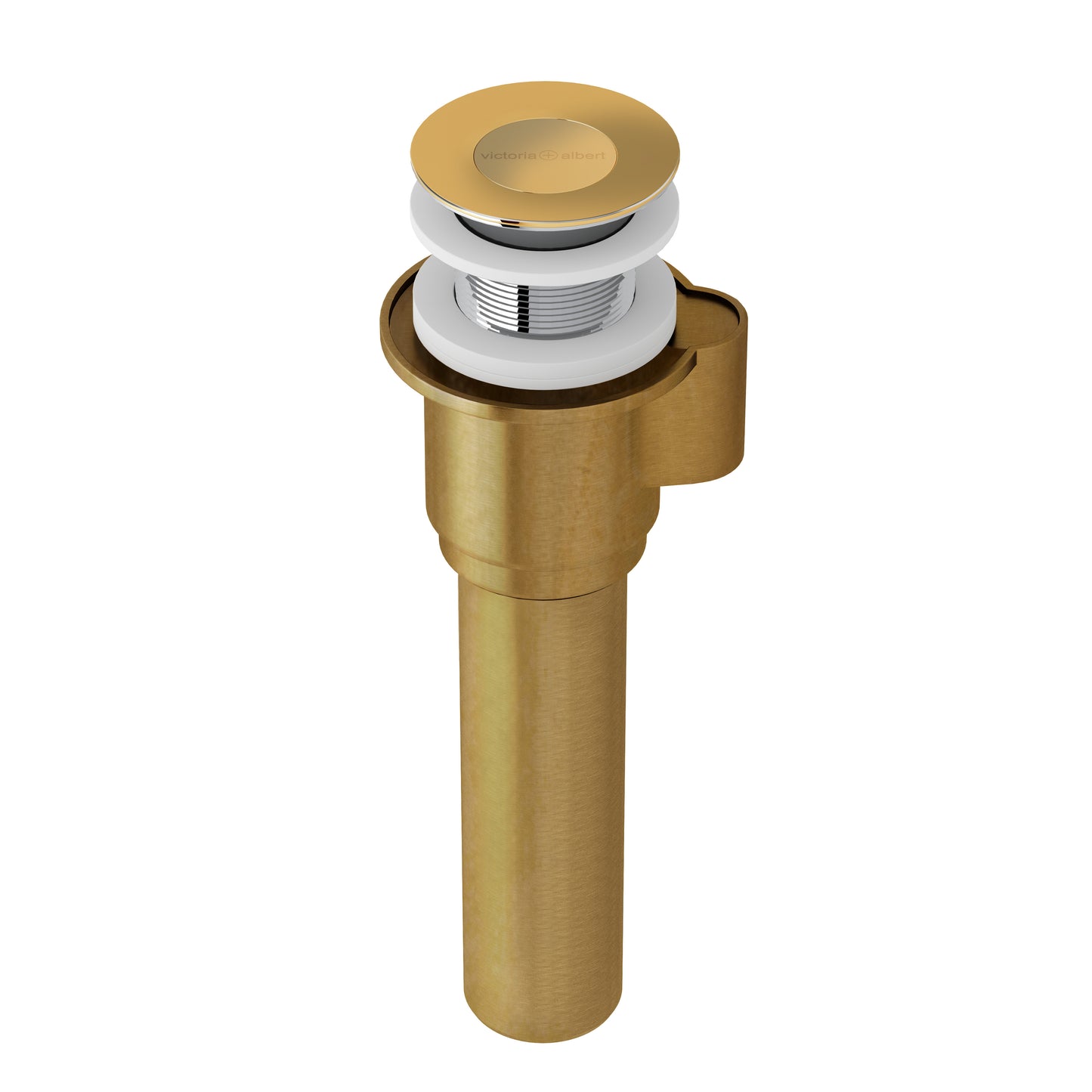 Victoria + Albert K-36E IntelliDrain Push Drain for Victoria + Albert Bathtubs Without an Overflow Hole