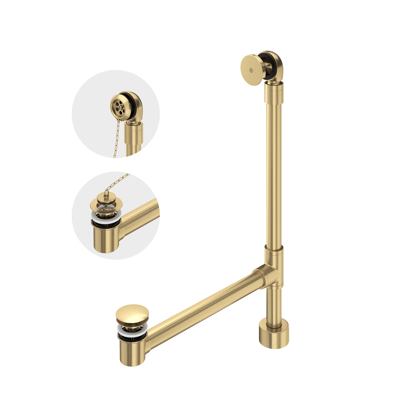 Victoria + Albert K-50 Freestanding Victoria + Albert Bathtub Drain For Above-Floor Installation Box