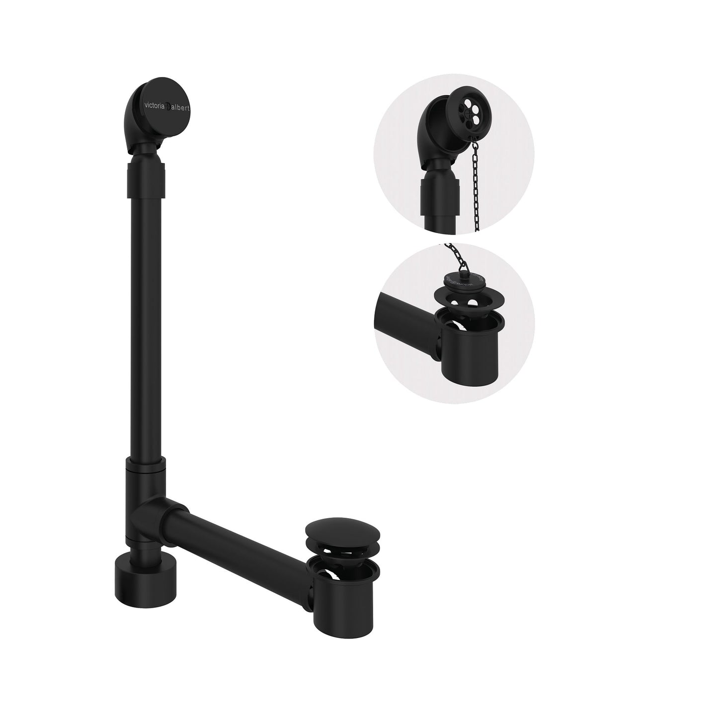 Victoria + Albert K-50 Freestanding Victoria + Albert Bathtub Drain For Above-Floor Installation Box