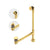 Victoria + Albert K-50 Freestanding Victoria + Albert Bathtub Drain For Above-Floor Installation Box