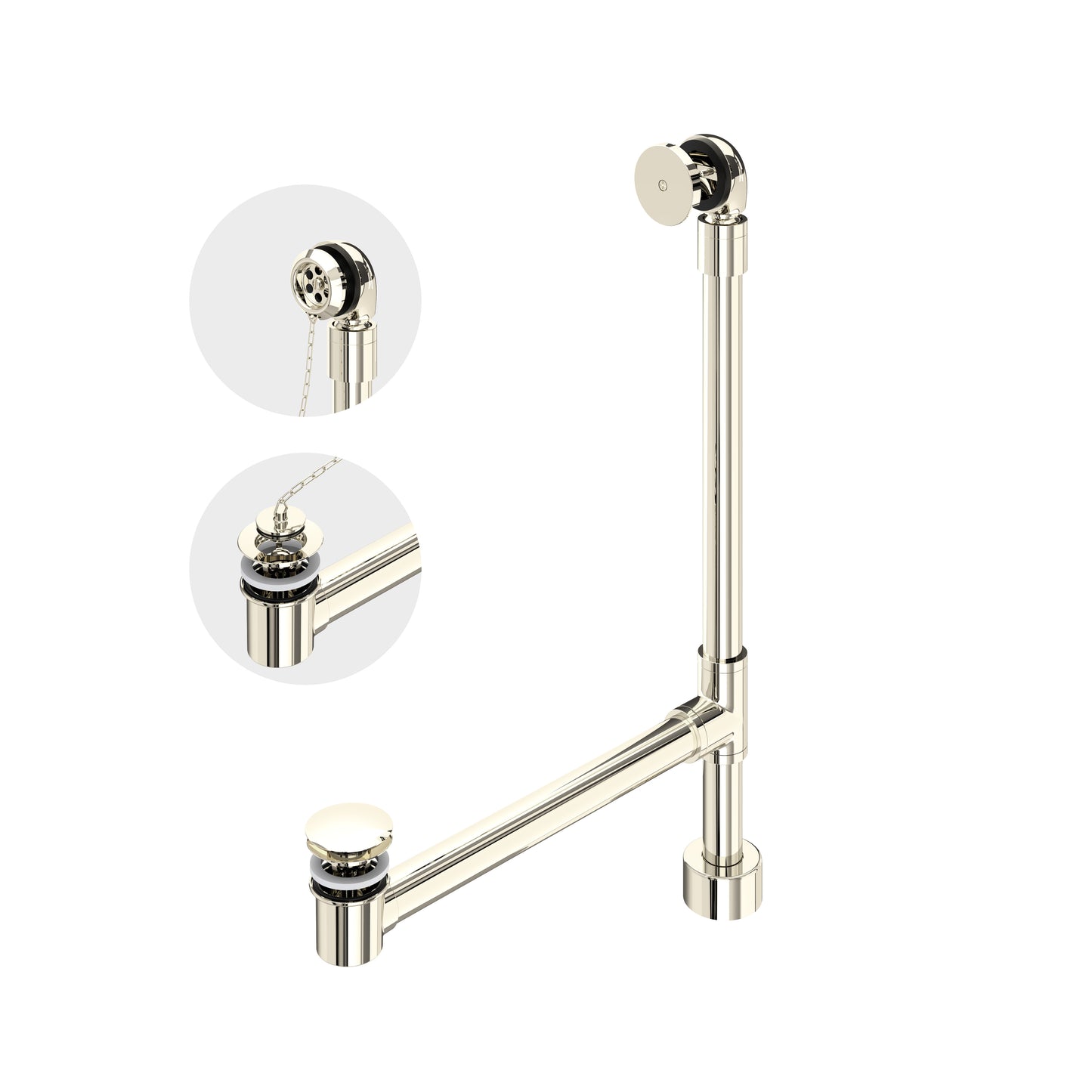 Victoria + Albert K-50 Freestanding Victoria + Albert Bathtub Drain For Above-Floor Installation Box
