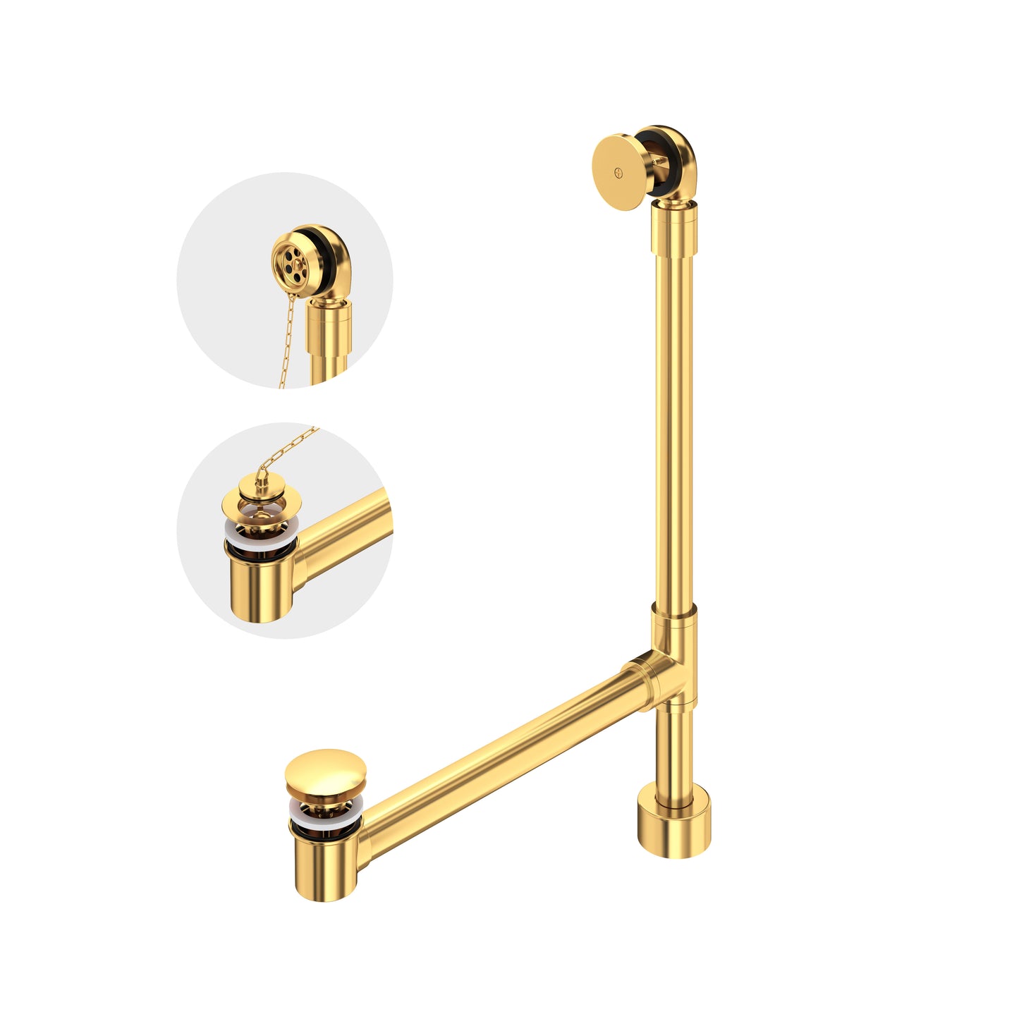 Victoria + Albert K-50 Freestanding Victoria + Albert Bathtub Drain For Above-Floor Installation Box