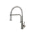 Flusso K.1200 Caso - Semi-Professional Dual Spray Stainless Steel Kitchen Faucet With Pull Out