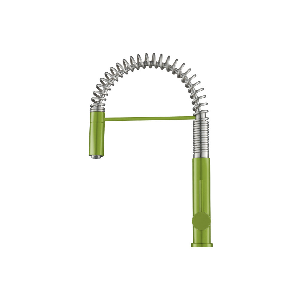 Flusso K.1230 Dixie - Semi-Professional Dual Spray Stainless Steel Kitchen Faucet With Pull Out