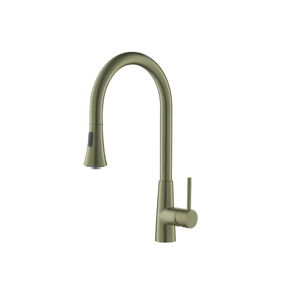 Flusso K.1290 Zest - Dual Spray Stainless Steel Kitchen Faucet With Pull Out - Parent