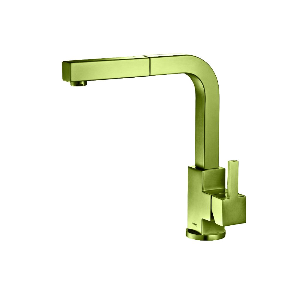 Flusso K.1330 Deus - Dual Spray Stainless Steel Kitchen Faucet With Pull Out