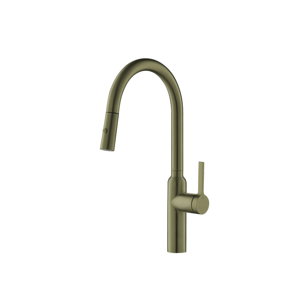 Flusso K.1360 Ziel - Dual Spray Stainless Steel Kitchen Faucet With Pull Out - Parent