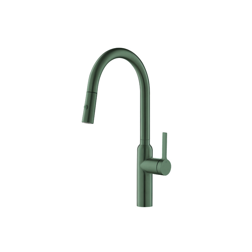 Flusso K.1360 Ziel - Dual Spray Stainless Steel Kitchen Faucet With Pull Out