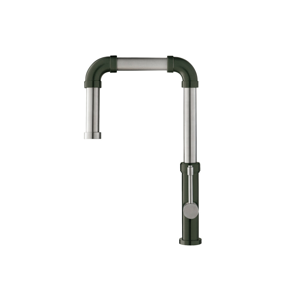 Flusso K.1500 Tanz - Stainless Steel Kitchen Faucet With Side Sprayer