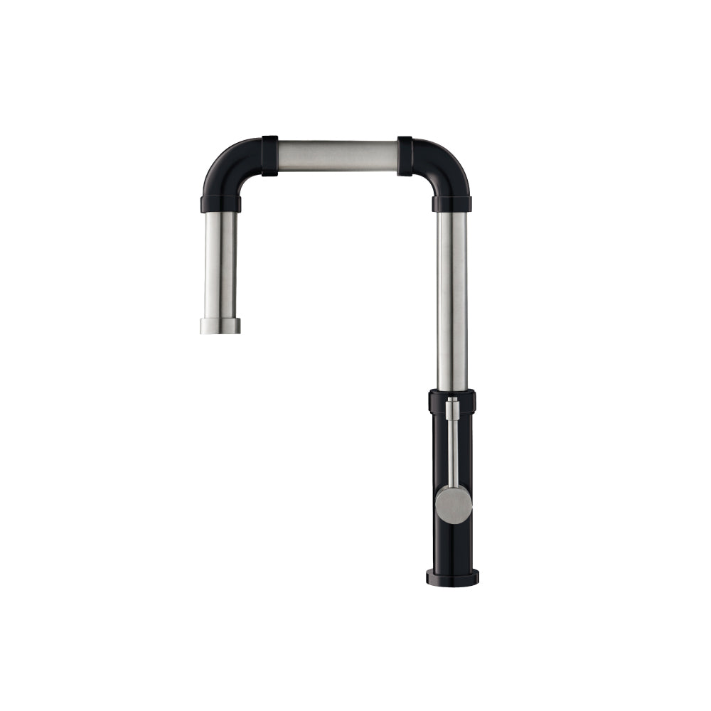 Flusso K.1500 Tanz - Stainless Steel Kitchen Faucet With Side Sprayer
