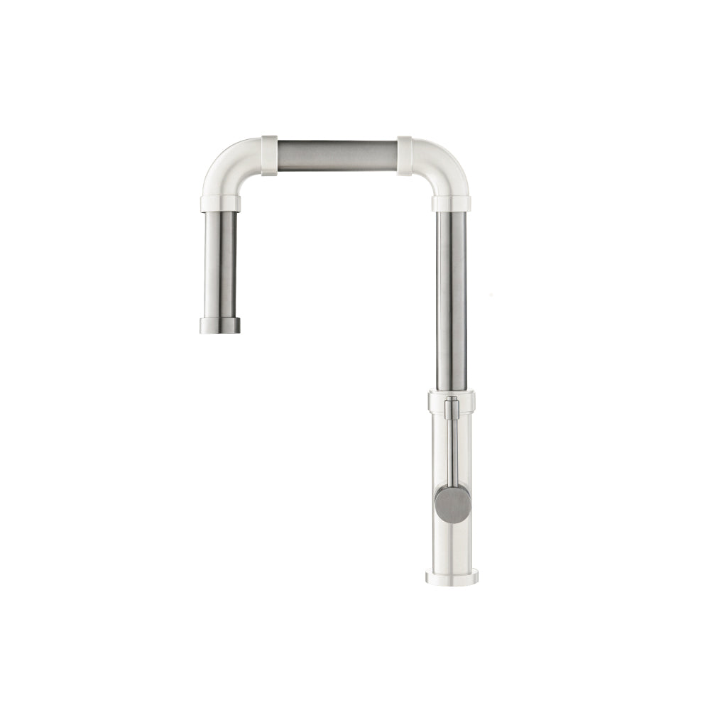 Flusso K.1500 Tanz - Stainless Steel Kitchen Faucet With Side Sprayer