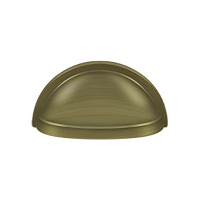 Deltana K43 Oval Shell Handle Pull 3-1/2