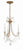 Crystorama KAR-90903-CL-MWP Karrington 3 Light Mini Chandelier - Parent