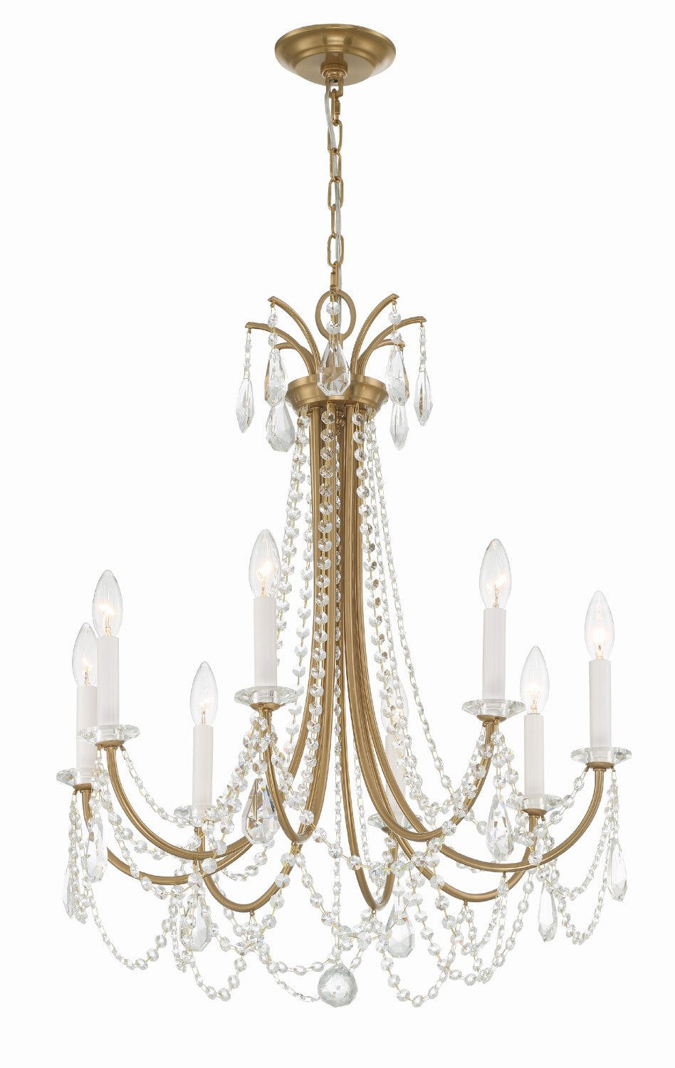 Crystorama KAR-90908-CL-MWP Karrington 8 Light Chandelier - Parent