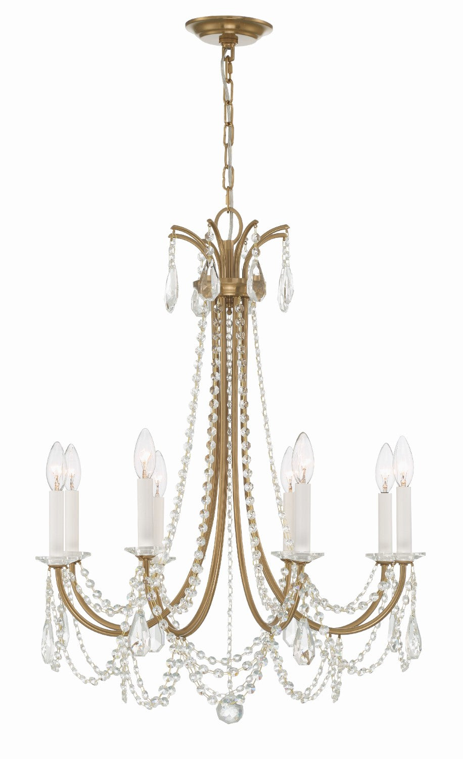 Crystorama KAR-90908-CL-MWP Karrington 8 Light Chandelier - Parent