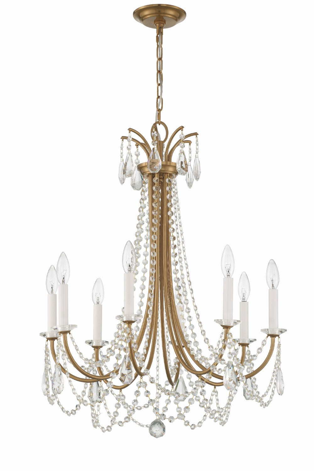 Crystorama KAR-90908-CL-MWP Karrington 8 Light Chandelier - Parent