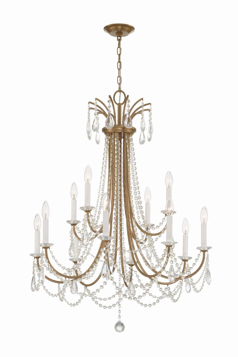 Crystorama KAR-90912-CL-MWP Karrington 12 Light Chandelier - Parent