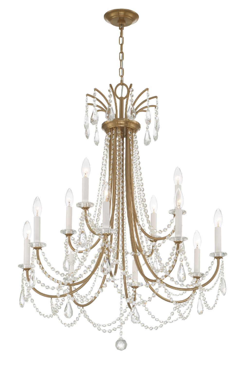Crystorama KAR-90912-CL-MWP Karrington 12 Light Chandelier - Parent