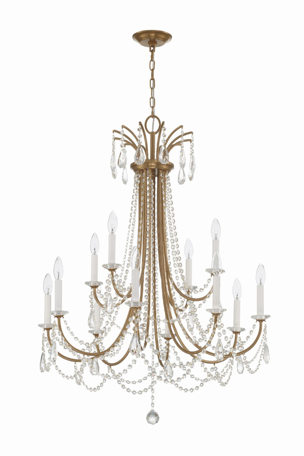 Crystorama KAR-90912-CL-MWP Karrington 12 Light Chandelier - Parent