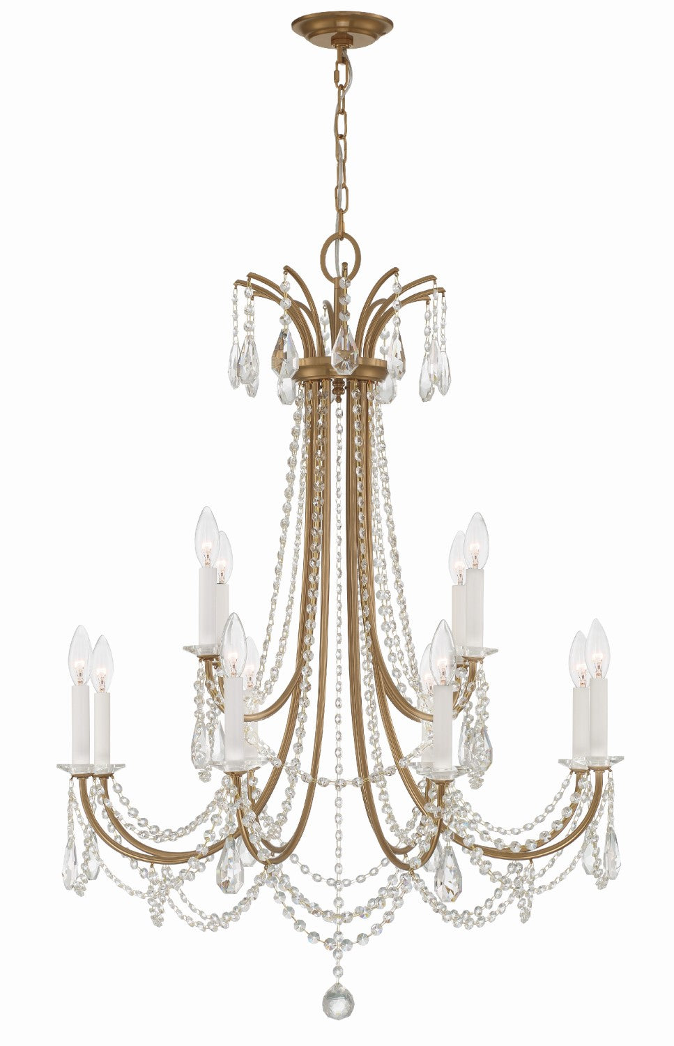 Crystorama KAR-90912-CL-MWP Karrington 12 Light Chandelier - Parent