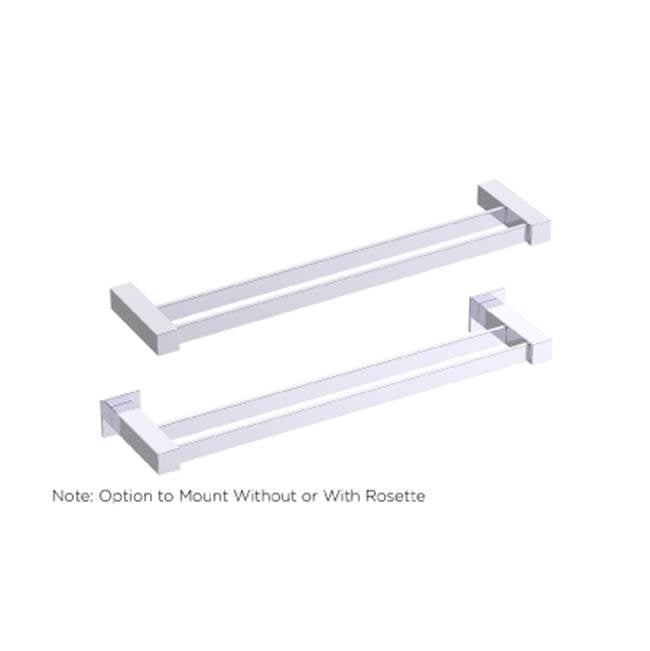 Kartners 277182 Lisbon Double Towel Bar 18" - Parent
