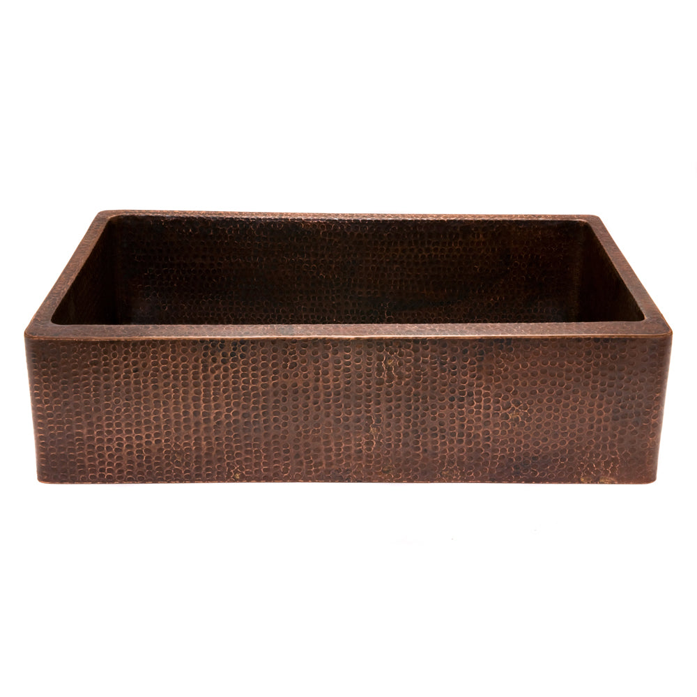 Premier 35" Copper Kitchen Apron Sink KASDB35229