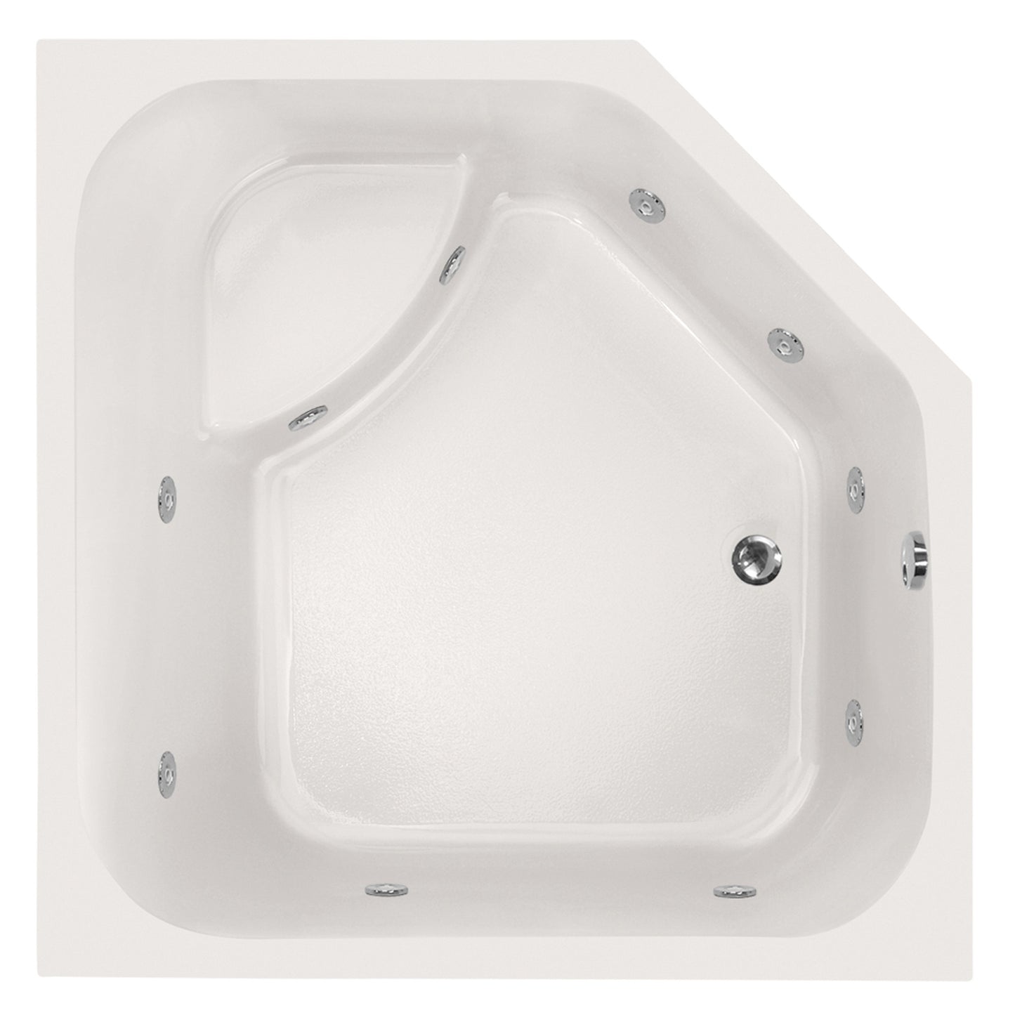 Hydro Systems KAT6969ACO Katarina 69 X 69 Acrylic Airbath & Whirlpool Combo Tub System