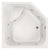 Hydro Systems KAT6969ACO Katarina 69 X 69 Acrylic Airbath & Whirlpool Combo Tub System