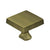 Deltana KBS Solid Brass Square Knob For HD Bolt