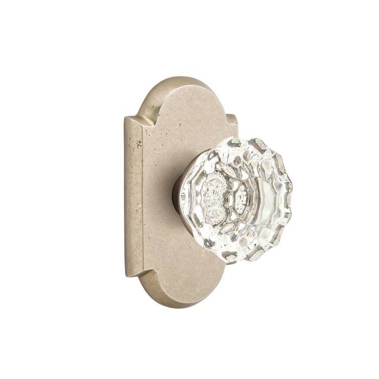 Emtek 7108AS Passage , No.1 Rosette , Astoria Clear Knob - Parent