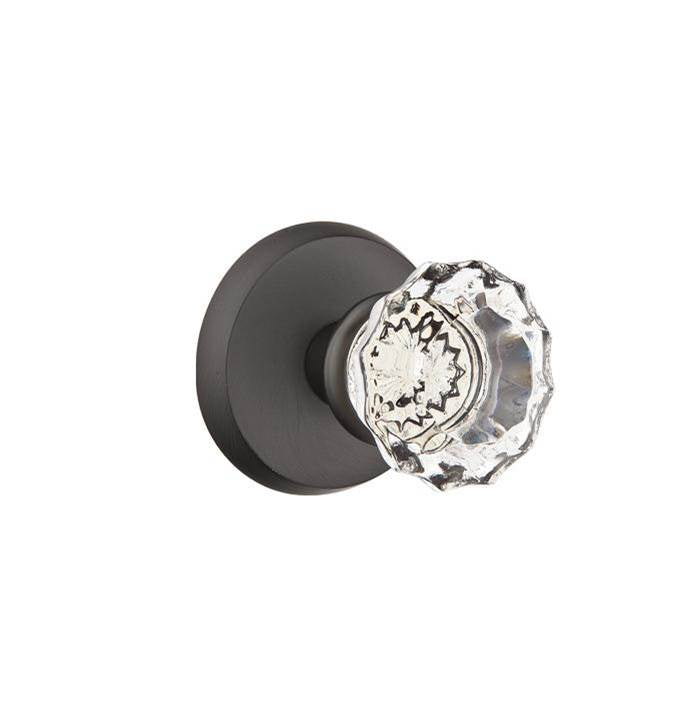 Emtek 7106AS Passage , No.2 Rosette , Astoria Clear Knob - Parent