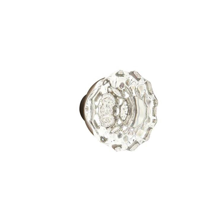 Emtek C7111PC Concealed , Passage , No.6 Rosette , Providence Crystal Knob