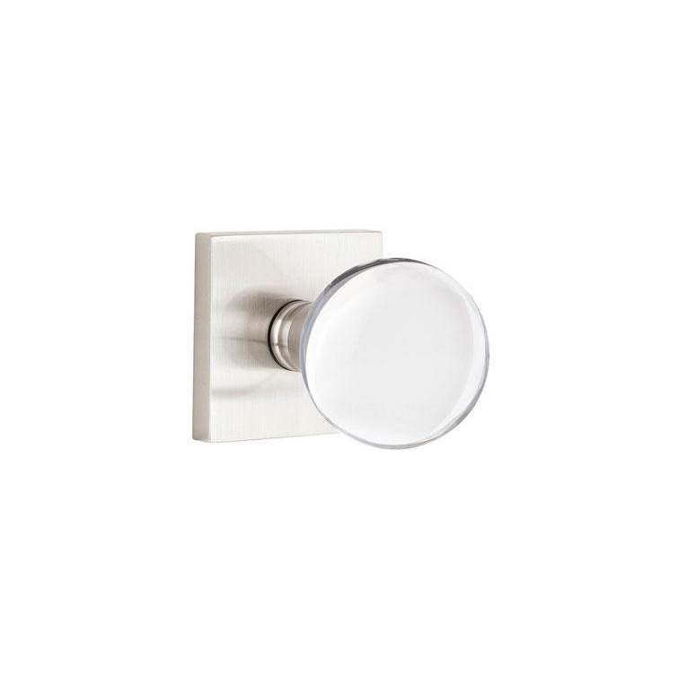 Emtek 5110BL Passage , Square Rosette , Bristol Crystal Knob - Parent
