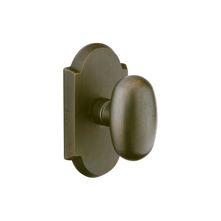 Emtek C7208BZEG Concealed , Privacy , No.1 Rosette , Bronze Egg Knob - Parent