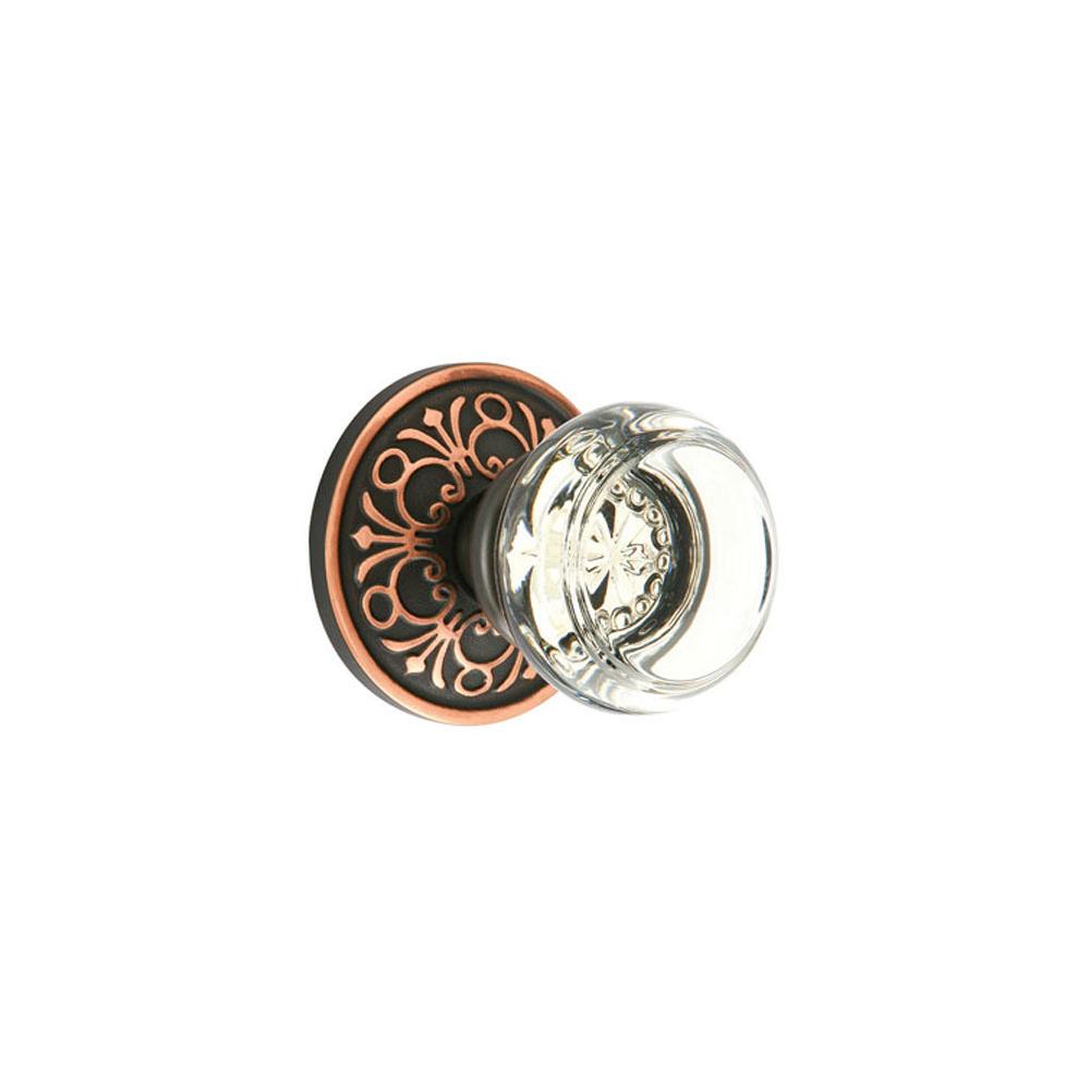 Emtek 8106GT Passage , Lancaster Rosette , Georgetown Crystal Knob - Parent