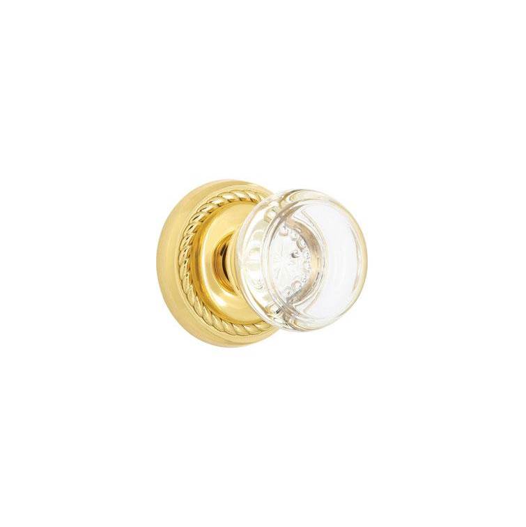 Emtek 8051GT Dummy , Rope Rosette , Georgetown Crystal Knob - Parent