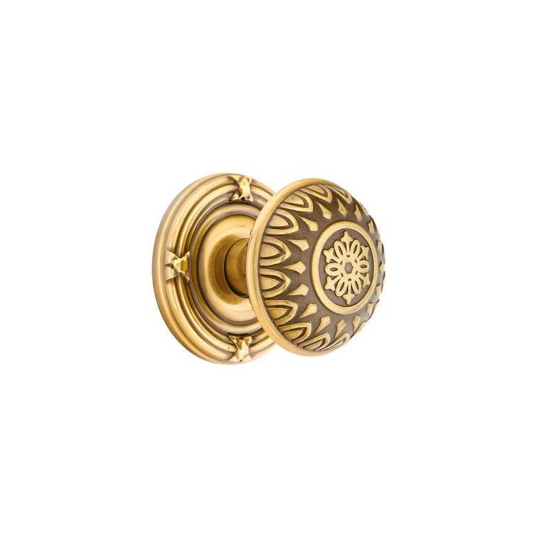 Emtek 8057LN Dummy , Ribbon and Reed Rosette , Lancaster Knob - Parent