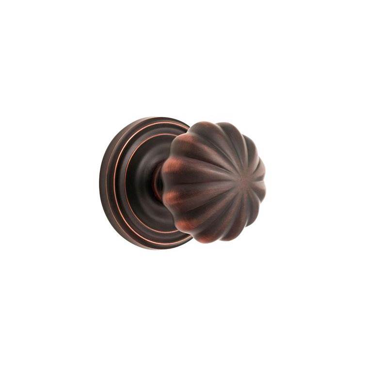 Emtek 8050MN Dummy , Regular Rosette , Melon Knob - Parent