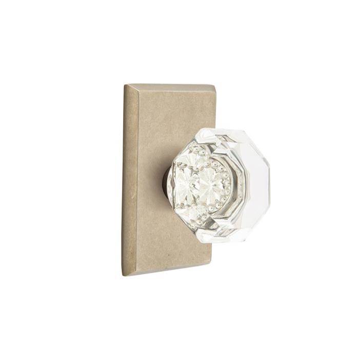 Emtek 7204OT Privacy , No.3 Rosette , Old Town Clear Knob - Parent