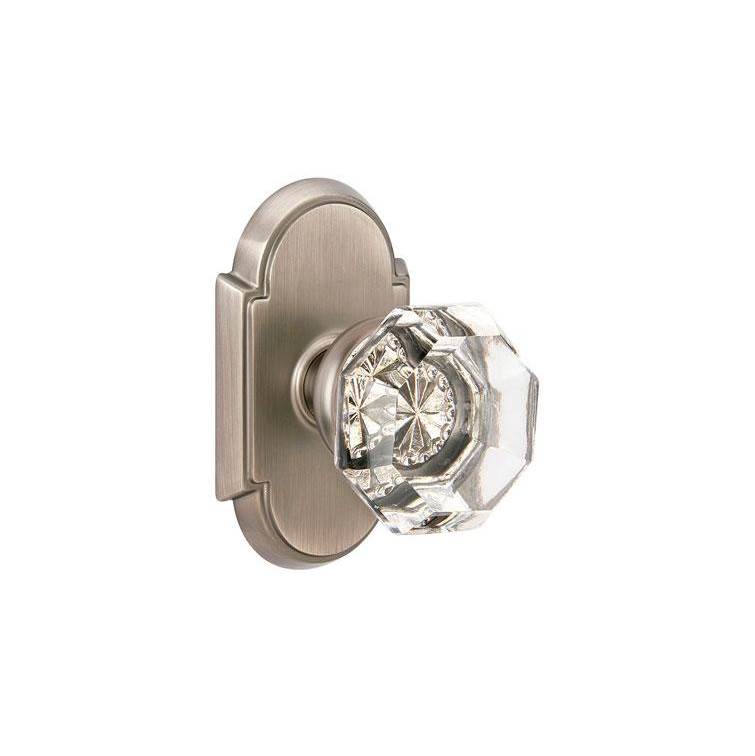 Emtek 8208OT Privacy , No.8 Rosette , Old Town Crystal Knob - Parent