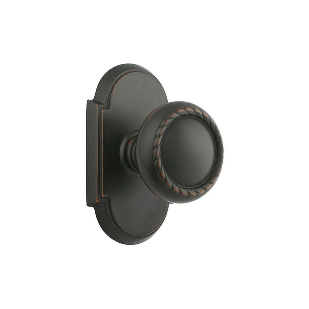 Emtek 8108RK Passage , No.8 Rosette , Rope Knob - Parent