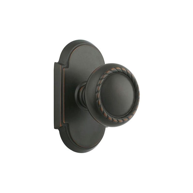 Emtek 8108RK Passage , No.8 Rosette , Rope Knob - Parent