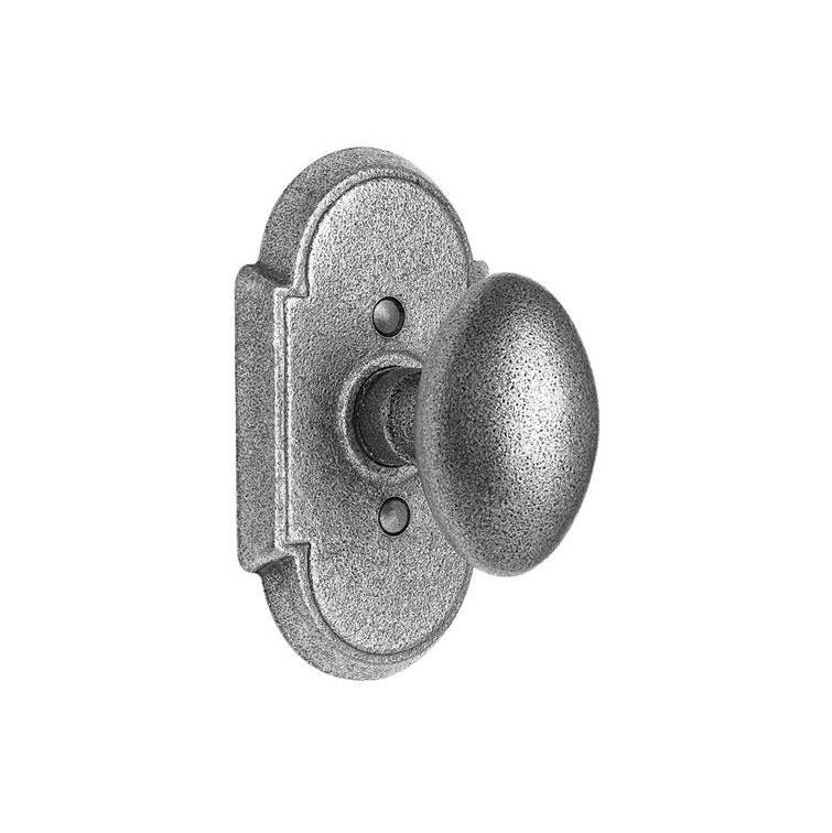 Emtek 7201SV Privacy , Wrought Steel No.1 Rosette , Savannah Knob - Parent