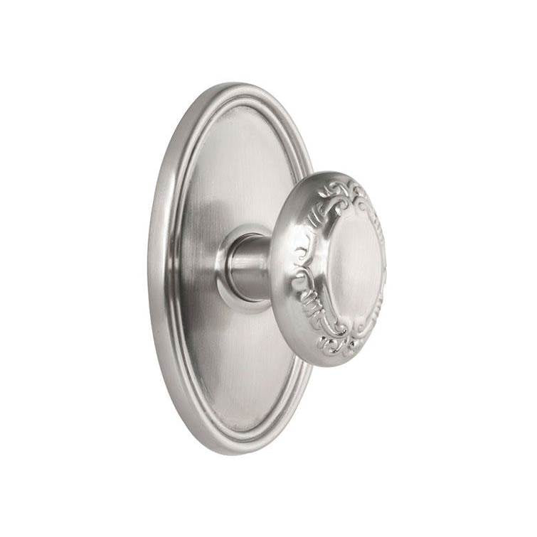Emtek C8120V Concealed , Passage , Oval Rosette , Victoria Knob - Parent