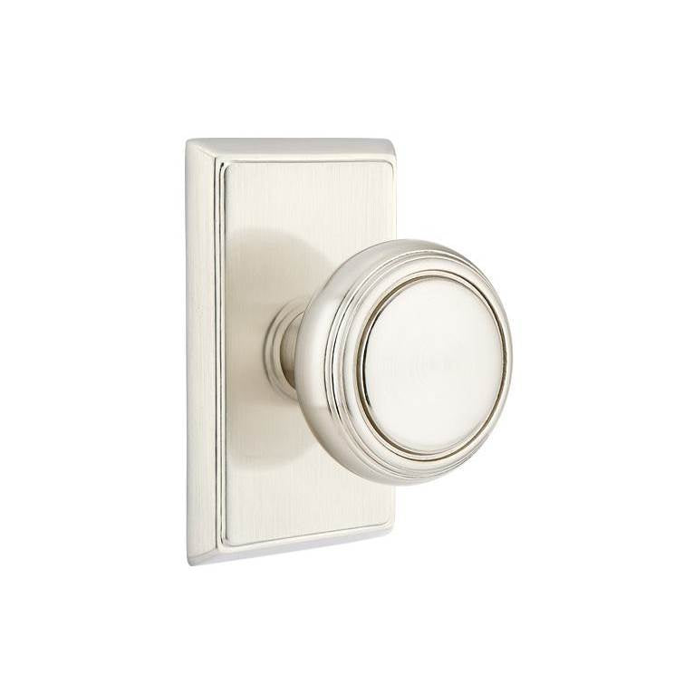 Emtek 8521NW Dummy , Rectangular Rosette , Norwich Knob - Parent