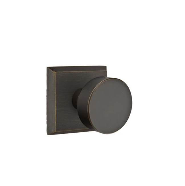 Emtek C7111BZRN Concealed , Passage , No.6 Rosette , Bronze Round Knob - Parent