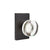 Emtek 5210MDC Privacy , Square Rosette , Modern Disc Crystal Knob - Parent